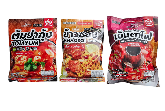 Amazing Thai Noodle Variety Pack of 3