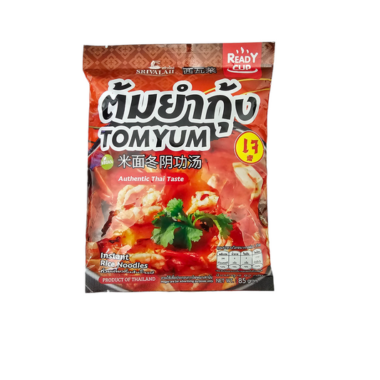 Authentic Thai TomYum Flavor | Instant Rice Noodles | 4 Pack